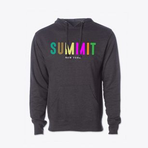 Summit New York Color Pop Cotton Hoodie Sweatshirt