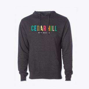 Cedar Hill New Mexico Color Pop Cotton Hoodie Sweatshirt