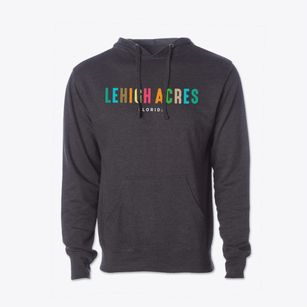 Lehigh Acres Florida Color Pop Cotton Hoodie Sweatshirt