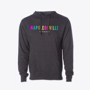 Napoleonville Louisiana Color Pop Cotton Hoodie Sweatshirt