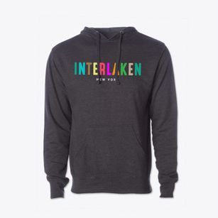 Interlaken New York Color Pop Cotton Hoodie Sweatshirt