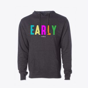 Early Iowa Color Pop Cotton Hoodie Sweatshirt