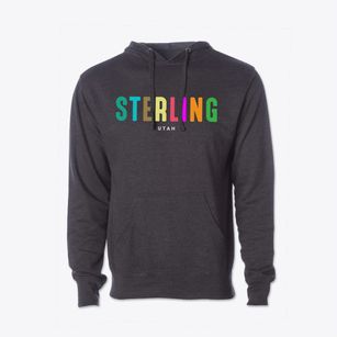 Sterling Utah Color Pop Cotton Hoodie Sweatshirt