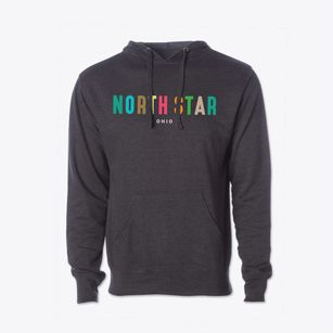 North Star Ohio Color Pop Cotton Hoodie Sweatshirt