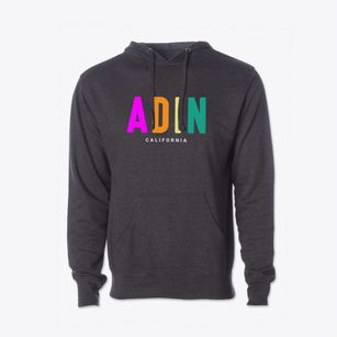 Adin California Color Pop Cotton Hoodie Sweatshirt