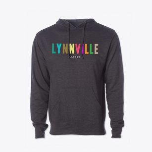 Lynnville Illinois Color Pop Cotton Hoodie Sweatshirt