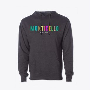 Monticello Missouri Color Pop Cotton Hoodie Sweatshirt