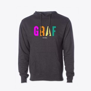Graf Iowa Color Pop Cotton Hoodie Sweatshirt