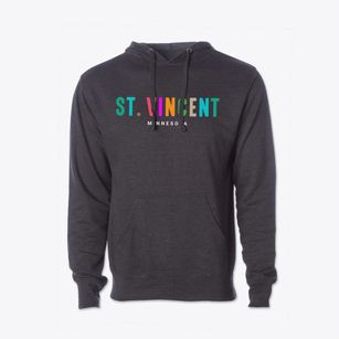 St. Vincent Minnesota Color Pop Cotton Hoodie Sweatshirt