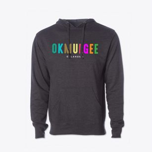 Okmulgee Oklahoma Color Pop Cotton Hoodie Sweatshirt