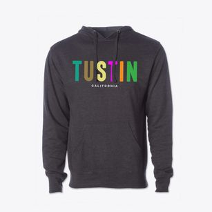 Tustin California Color Pop Cotton Hoodie Sweatshirt