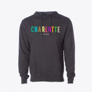 Charlotte Michigan Color Pop Cotton Hoodie Sweatshirt