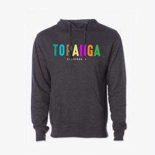 Topanga California Color Pop Cotton Hoodie Sweatshirt