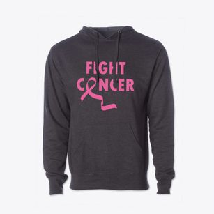   Fight Cancer Ribbon Cotton Hoodie Sweatshirt