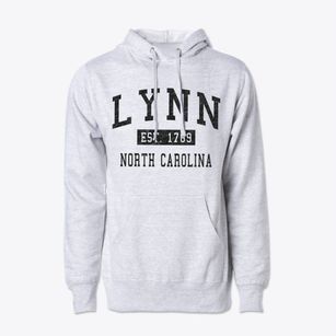 Lynn North Carolina Classic Established Cotton Hoodie Sweatshirt