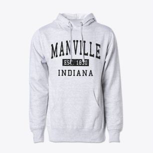 Manville Indiana Classic Established Cotton Hoodie Sweatshirt