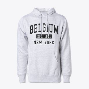 Belgium New York Classic Established Cotton Hoodie Sweatshirt