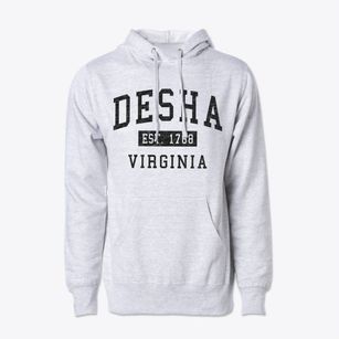 Desha Virginia Classic Established Cotton Hoodie Sweatshirt