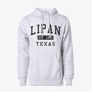 Lipan Texas Classic Established Cotton Hoodie Sweatshirt
