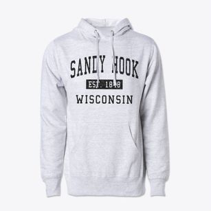 Sandy Hook Wisconsin Classic Established Cotton Hoodie Sweatshirt