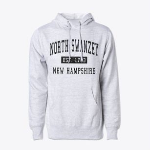 North Swanzey New Hampshire Classic Established Cotton Hoodie Sweatshirt
