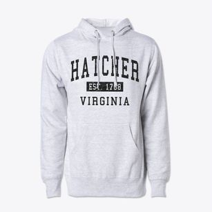 Hatcher Virginia Classic Established Cotton Hoodie Sweatshirt