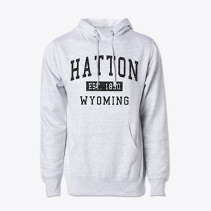 Hatton Wyoming Classic Established Cotton Hoodie Sweatshirt