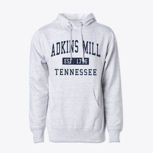 Adkins Mill Tennessee Classic Established Cotton Hoodie Sweatshirt