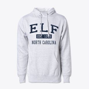 Elf North Carolina Classic Established Cotton Hoodie Sweatshirt