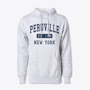Peruville New York Classic Established Cotton Hoodie Sweatshirt