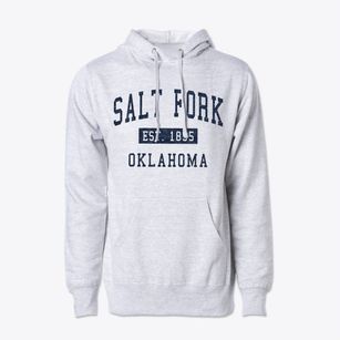 Salt Fork Oklahoma Classic Established Cotton Hoodie Sweatshirt