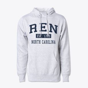Ren North Carolina Classic Established Cotton Hoodie Sweatshirt