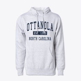 Ottanola North Carolina Classic Established Cotton Hoodie Sweatshirt