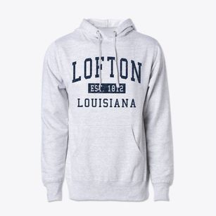 Lofton Louisiana Classic Established Cotton Hoodie Sweatshirt