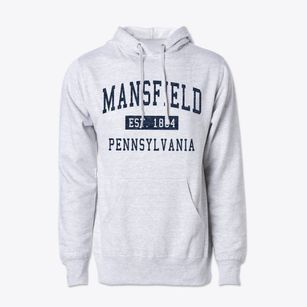 Mansfield Pennsylvania Classic Established Cotton Hoodie Sweatshirt