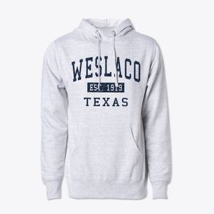 Weslaco Texas Classic Established Cotton Hoodie Sweatshirt