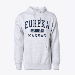 Eureka Kansas Classic Established Cotton Hoodie Sweatshirt
