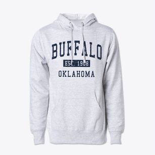 Buffalo Oklahoma Classic Established Cotton Hoodie Sweatshirt