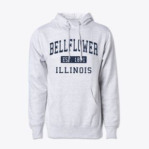 Bellflower Illinois Classic Established Cotton Hoodie Sweatshirt