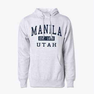 Manila Utah Classic Established Cotton Hoodie Sweatshirt