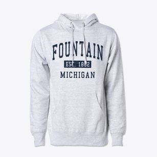 Fountain Michigan Classic Established Cotton Hoodie Sweatshirt
