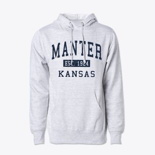 Manter Kansas Classic Established Cotton Hoodie Sweatshirt