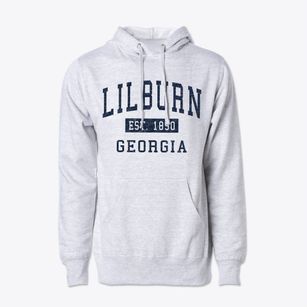 Lilburn Georgia Classic Established Cotton Hoodie Sweatshirt