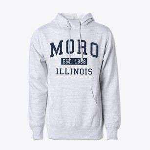 Moro Illinois Classic Established Cotton Hoodie Sweatshirt