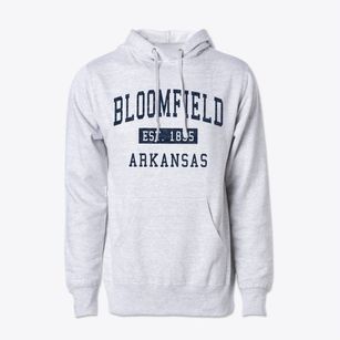 Bloomfield Arkansas Classic Established Cotton Hoodie Sweatshirt