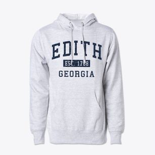 Edith Georgia Classic Established Cotton Hoodie Sweatshirt