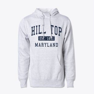 Hill Top Maryland Classic Established Cotton Hoodie Sweatshirt