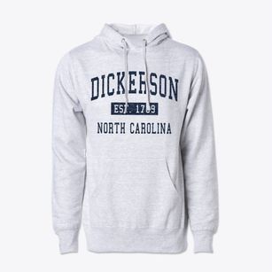 Dickerson North Carolina Classic Established Cotton Hoodie Sweatshirt