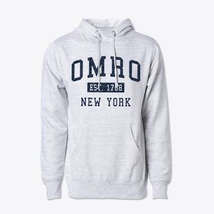 Omro New York Classic Established Cotton Hoodie Sweatshirt