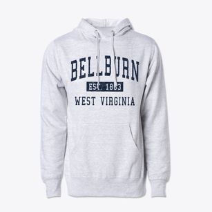 Bellburn West Virginia Classic Established Cotton Hoodie Sweatshirt